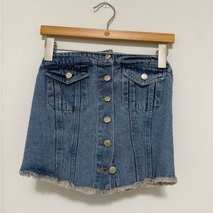 Denim Corset Tube Top